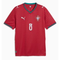 Stroje piłkarskie Portugalia Bruno Fernandes #8 Koszulka Podstawowej MŚ 2026 Krótki Rękaw